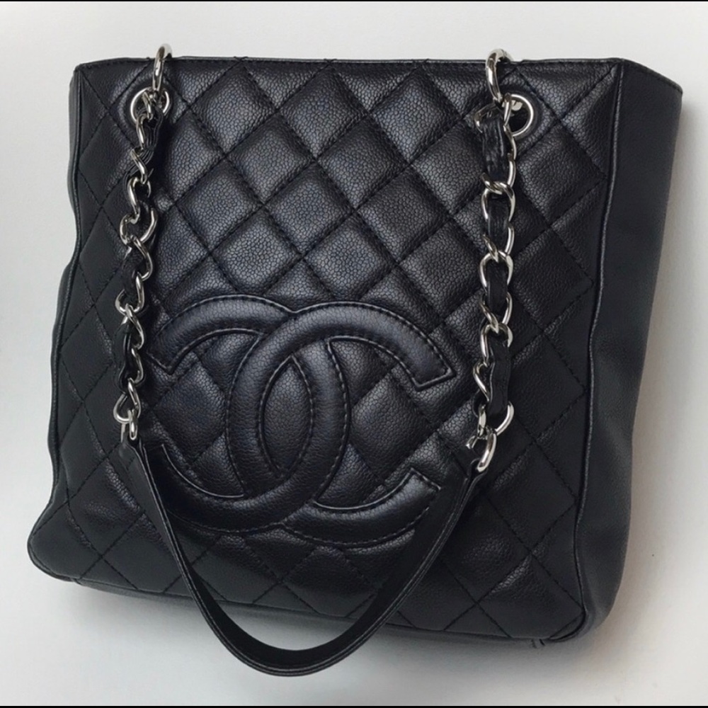 Chanel Caviar Mini Shopping Tote